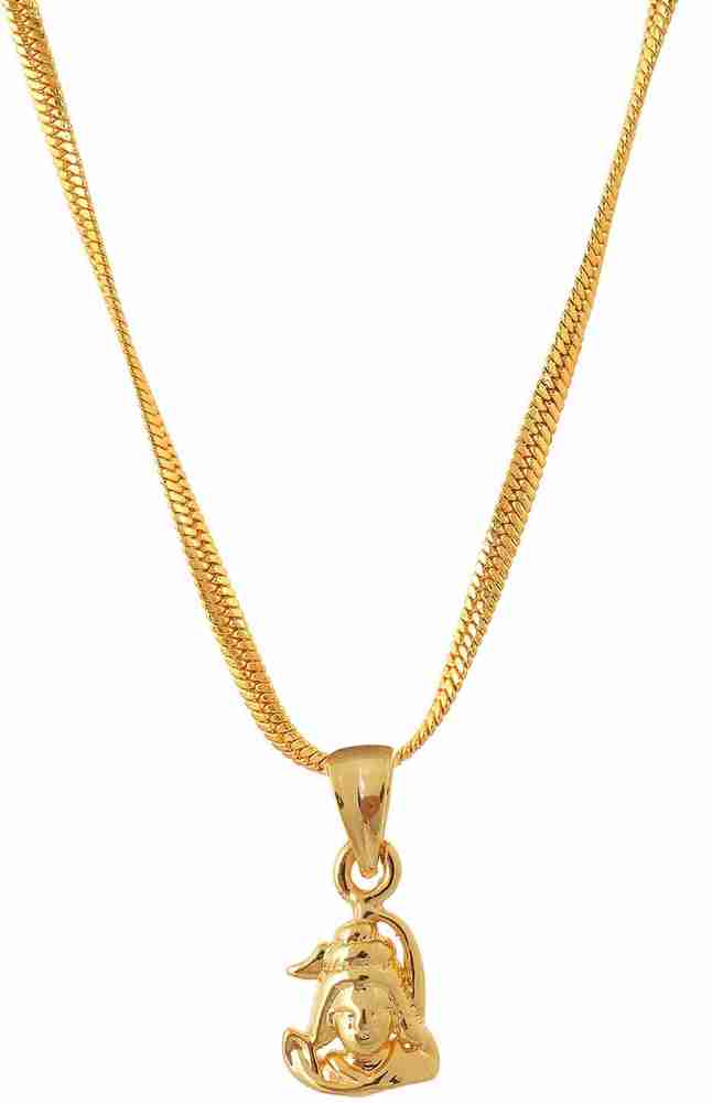 Shiv gold pendant hotsell