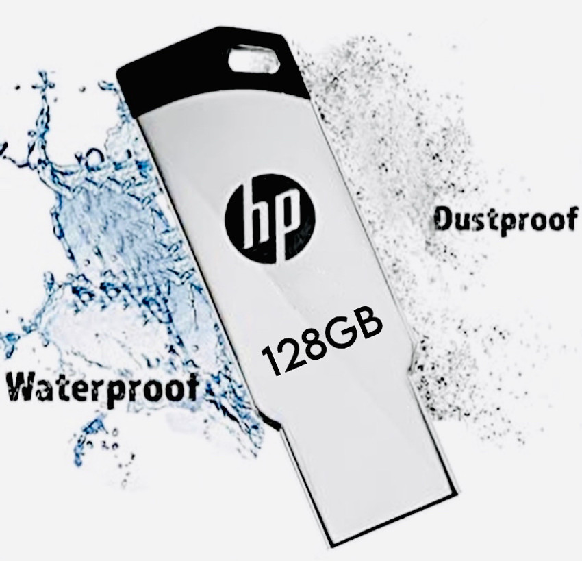 WINGZ HP V236W Metal Waterproof 128 GB Pen Drive WINGZ Flipkart