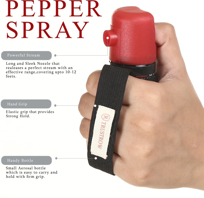 Trustrow Pepper Spray, Packaging Type: Bottle, Packaging Size