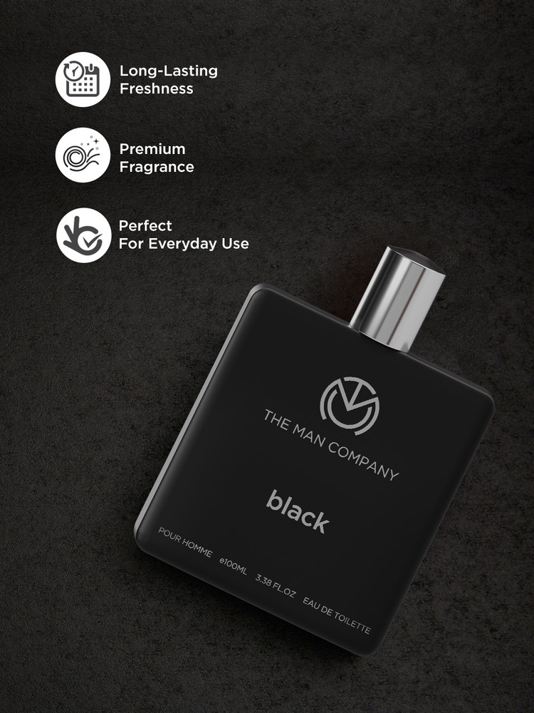 Buy THE MAN COMPANY Black EDT Premium Long Lasting Perfume for men
