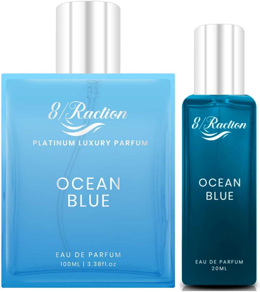 Buy 8Raction Ocean Blue Long Lasting Parfum For Men Eau de Parfum