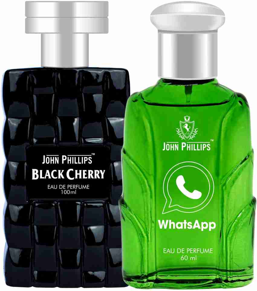 Buy John Phillips BLACK CHERRY WHATSAPP Long Lasting Combo