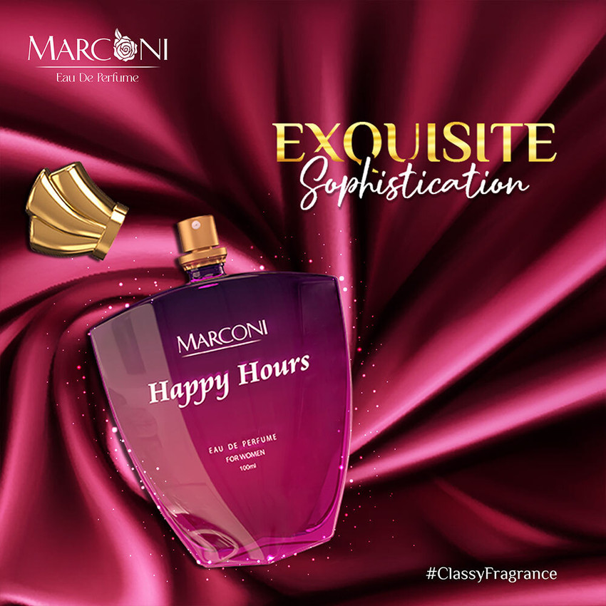 Marconi Happy Hours Party Girl Eau De Perfume Combo Gift Set For Women Pack of 2 Eau de Parfum 200 ml
