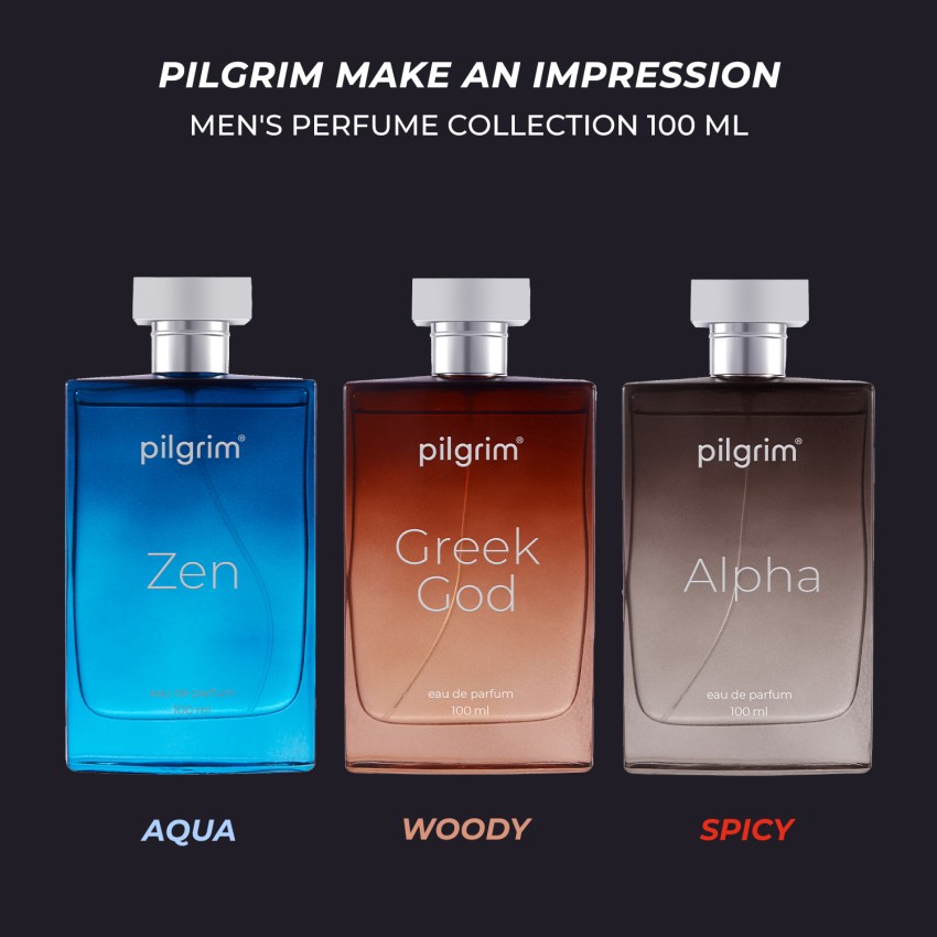 Buy Pilgrim Make An Impression Mens Perfume Collection 100 ml (Spicy,  Woody, Aqua) Eau de Parfum - 300 ml Online In India