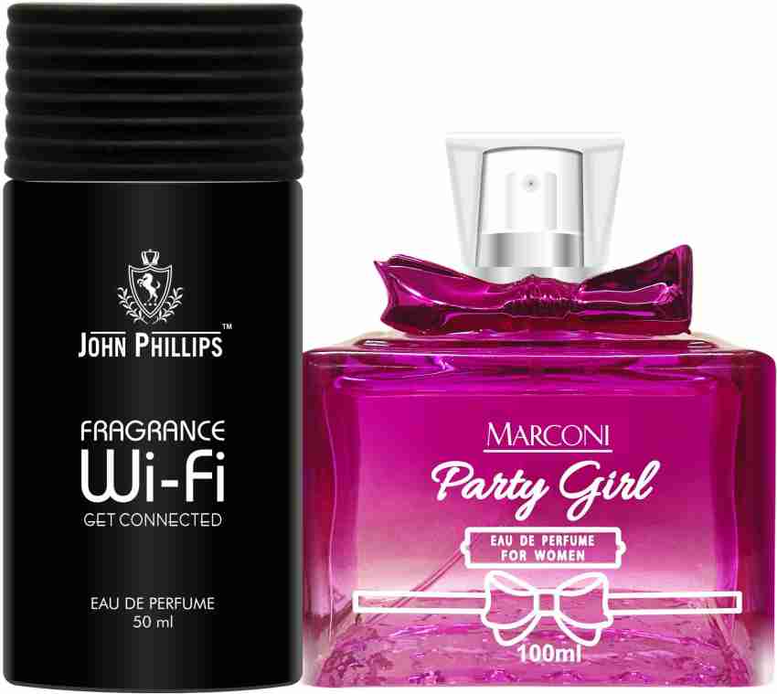 Buy John Phillips FRAGRANCE WIFI & PARTY GIRL, Long Lasting, Combo Eau de  Parfum - 150 ml Online In India