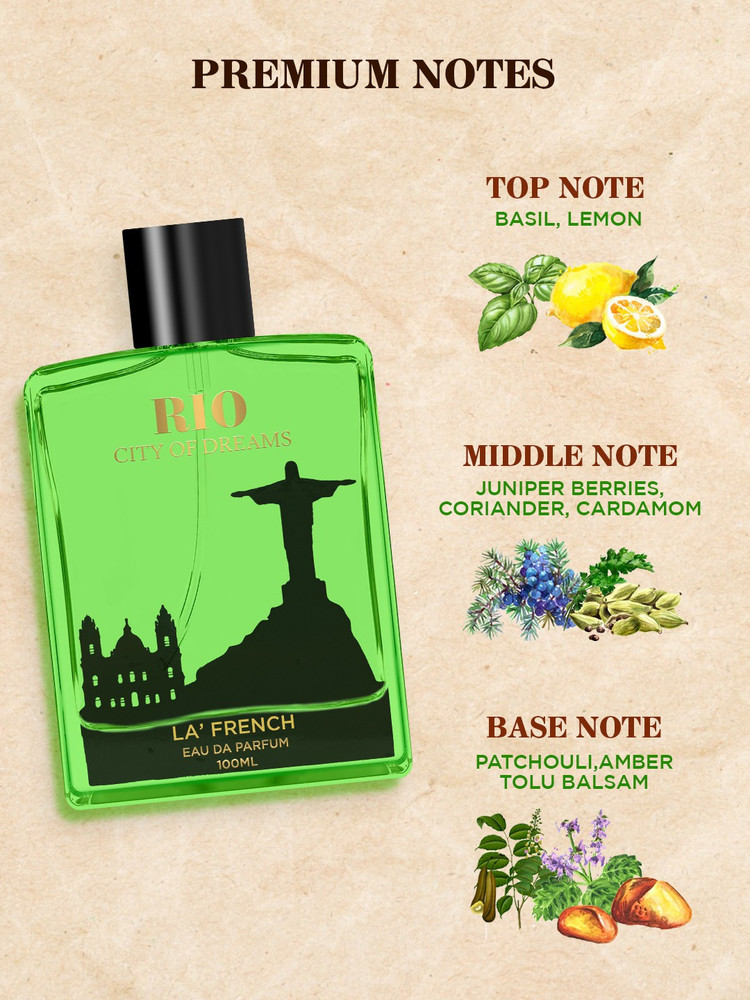 Buy La French City of Dreams RIO with Long Lasting Fragrance For