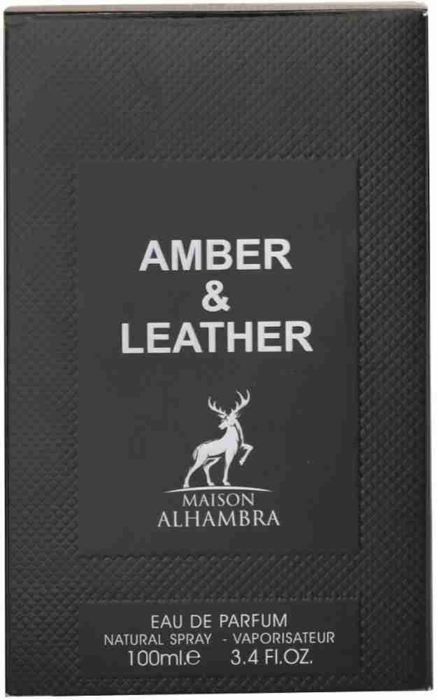 lattafa alhambra amber & leather for man