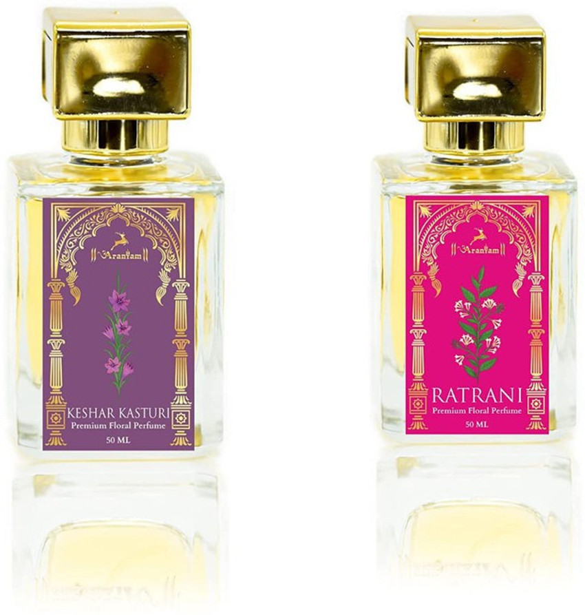 Buy Aranyam Kesar Kasturi Ratrani Floral Perfume for Men Women