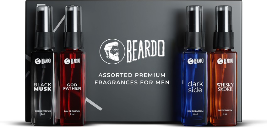 Buy BEARDO Assorted Premium Perfume Gift Set for Men, Long Lasting  Fragrances, 4 x 8 ml Eau de Parfum - 32 ml Online In India