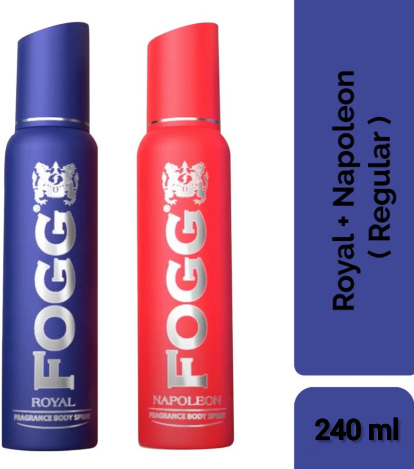 Buy FOGG Regular Royal and Napoleon No Gas Perfume Deodorant Spray