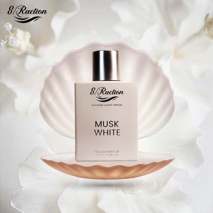 Buy 8Raction Musk White 100+12ml Long Lasting Platinum Luxury Parfum For  men Eau de Parfum - 112 ml Online In India