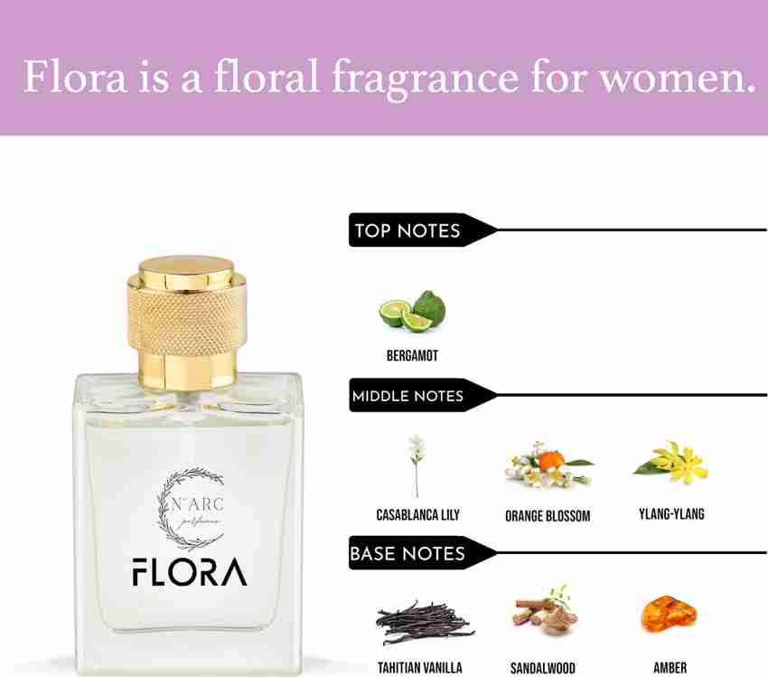 Buy N ARC perfumes FLORA Made in India Eau de Parfum 50 ml