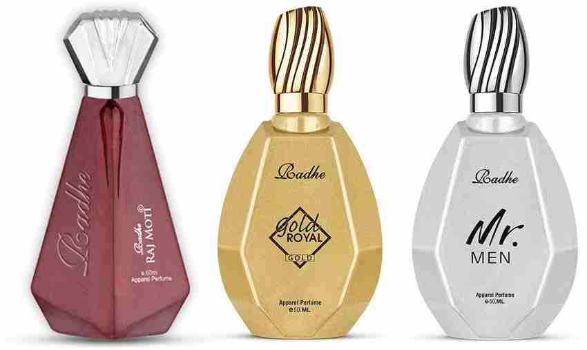 Buy RADHE KIRTI Rajmoti Floral Gold Royal Fresh With Mr.Men Musky