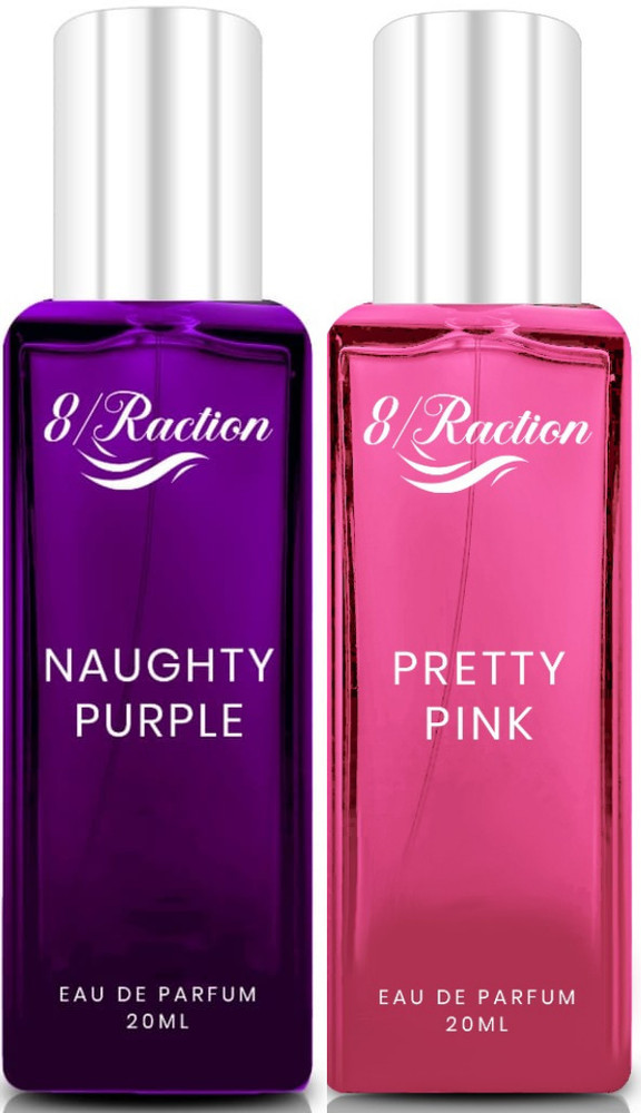 Buy 8Raction NAUGHTY PURPLE PRETTY PINK 20ML COMBO 02 Eau de