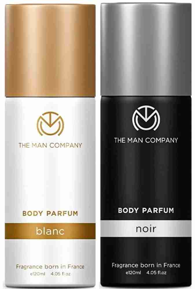 White company top noir perfume