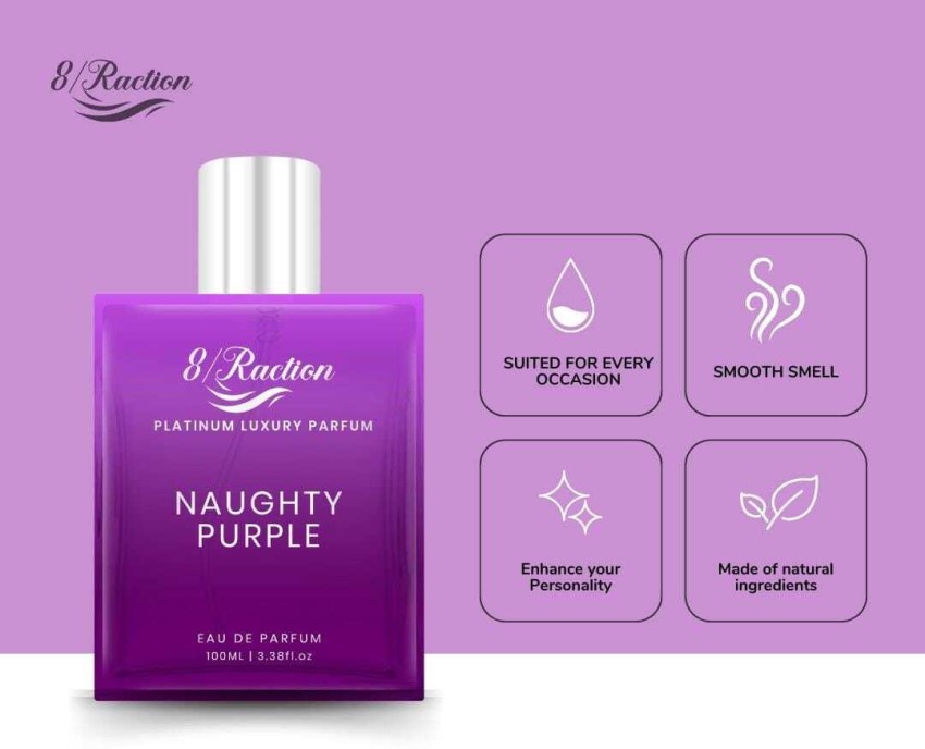 Buy 8Raction Naughty Purple 100+12ml Long Lasting Platinum Luxury