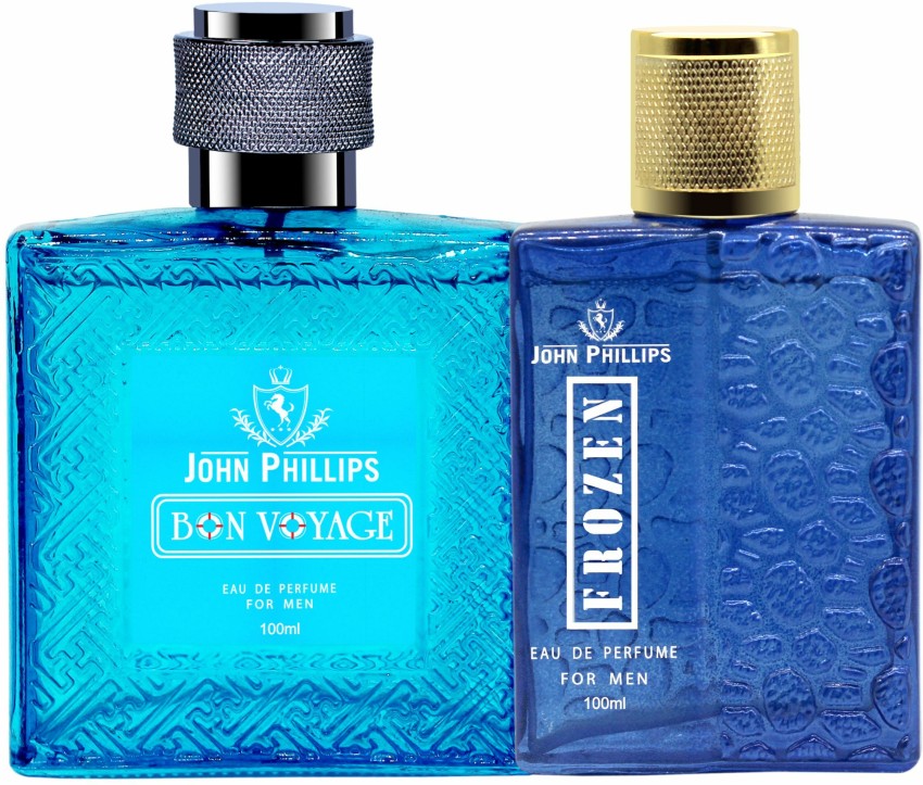 Buy John Phillips BON VOYAGE & FROZEN, Long Lasting, Combo Eau de Parfum  - 200 ml Online In India