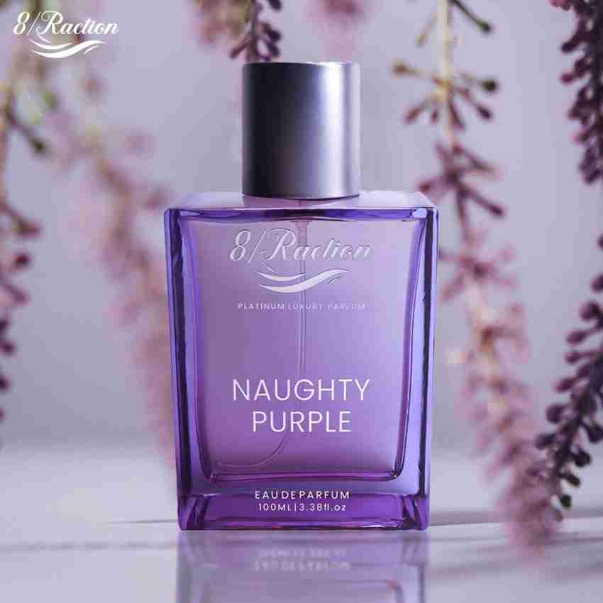 Buy 8Raction Naughty Purple 100+12ml Long Lasting Platinum Luxury Parfum  For men Eau de Parfum - 112 ml Online In India