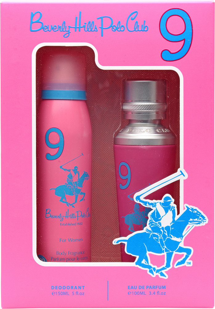 BEVERLY HILLS POLO CLUB No.9 Gift Set Eau De Parfum 100ml Deodorant 150ml Price in India Buy BEVERLY HILLS POLO CLUB No.9 Gift Set Eau De Parfum 100ml Deodorant
