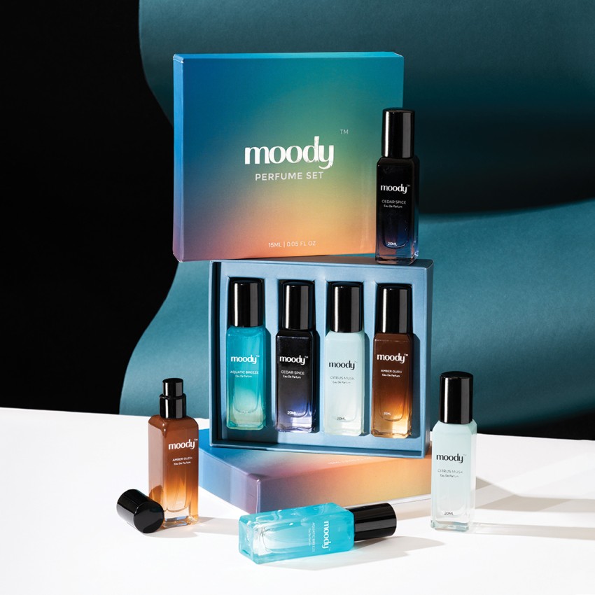 Buy MOODY Perfume Gift Set of 4 Eau de Parfum - 80 ml Online In India