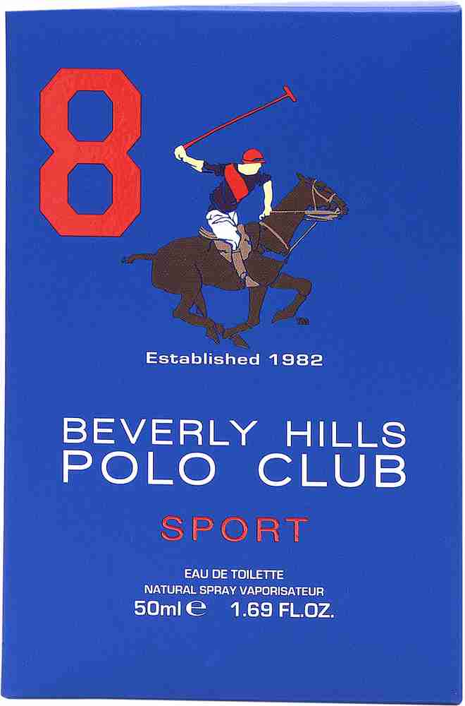 Buy BEVERLY HILLS POLO CLUB Sports No.8 Eau de Toilette 50 ml Online In India Flipkart