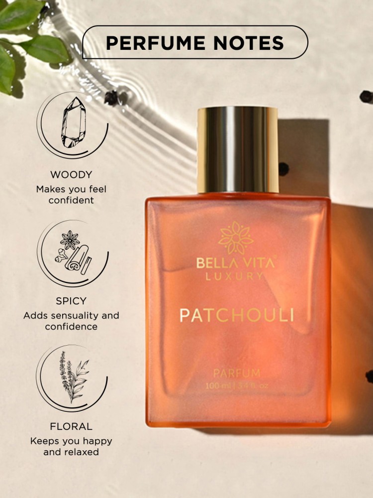Bella Vita Organic Unisex Luxury Perfume Gift Set 4x20 ml (SKAI, Fresh, WHITEOUD, Patchouli) for Men & Women (Pack of 4)