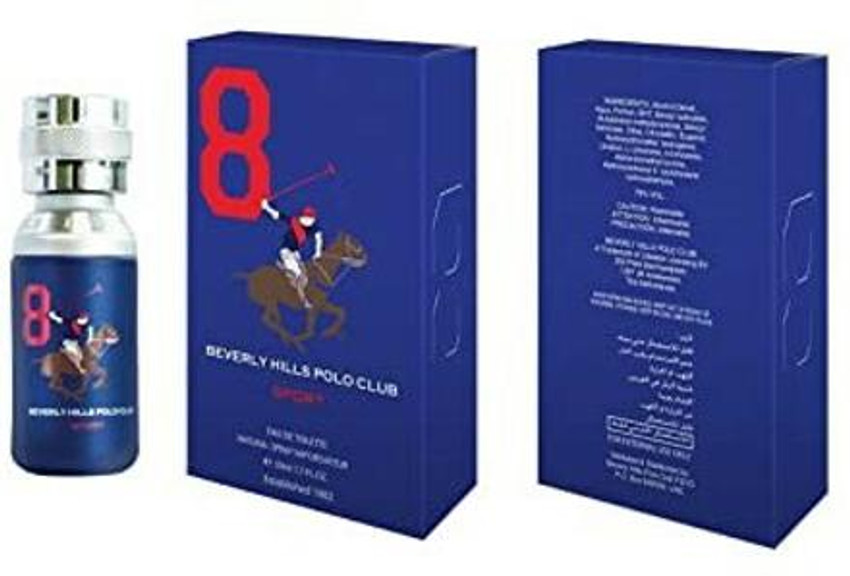 Buy BEVERLY HILLS POLO CLUB NO.8 EDT PERFUME FOR MEN 50ML Eau de