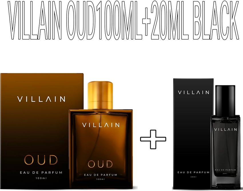 Buy VILLAIN OUD EAU DE PARFUM 100ML 20ML BLACK COMBO02 Eau de