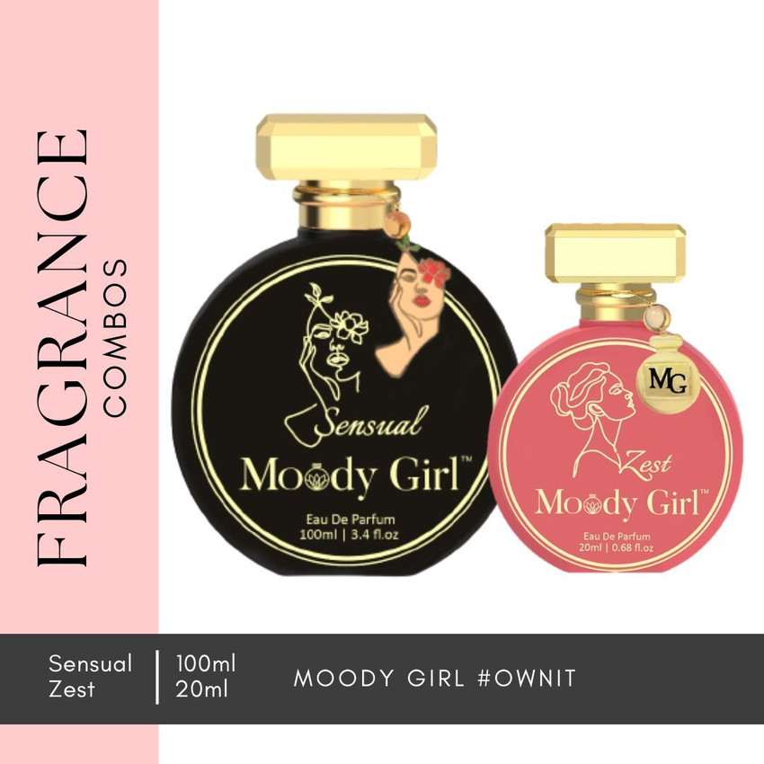 Buy Moody Girl Long Lasting Perfume Combo for Women Buy 1 Get 1