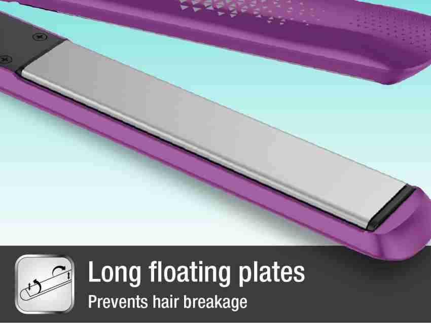 Havells hs4101 hair straightener with ceramic coated outlet plates