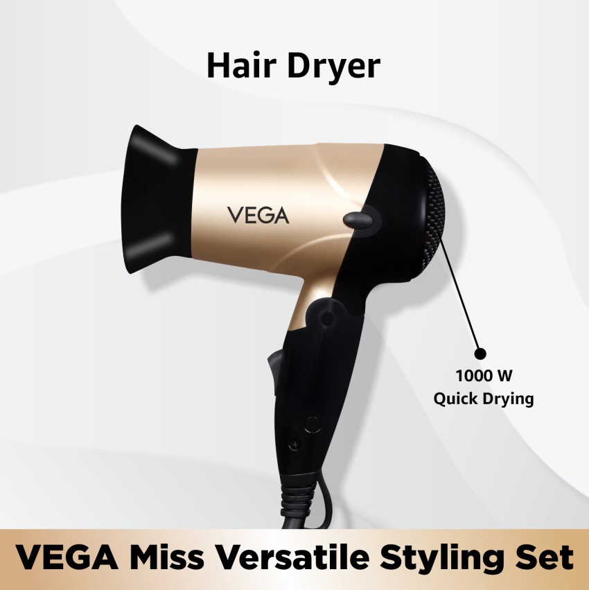 Vega hair straightener on sale and curler combo