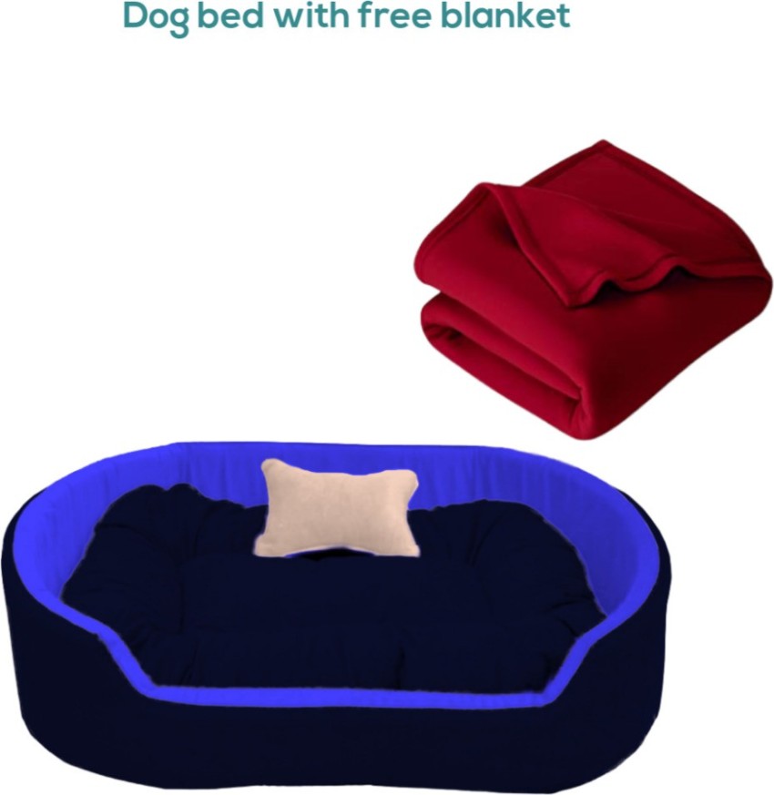 Oval cushy shop dog sofa