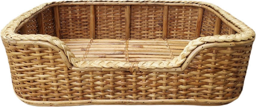 NiraDesigns Bamboo Cane Rattan Dog Cat Bed M Pet Bed Price in India Buy NiraDesigns Bamboo Cane Rattan Dog Cat Bed M Pet Bed online at Flipkart