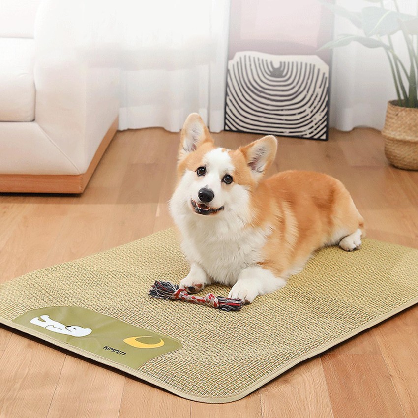 Summer Cooling Mats Soft Air Permeable Comfortable Fabric Summer Pet Mats