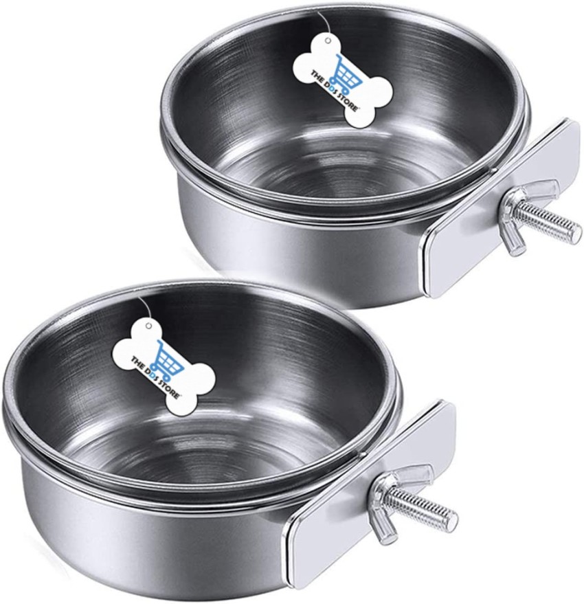 THE DDS STORE 2PCS Bird Feeding Dish Cups Stainless Steel Bowl Coop Cup Bird Cage Water Bowl Stainless Steel Pet Bowl Price in India Buy THE DDS STORE 2PCS Bird Feeding