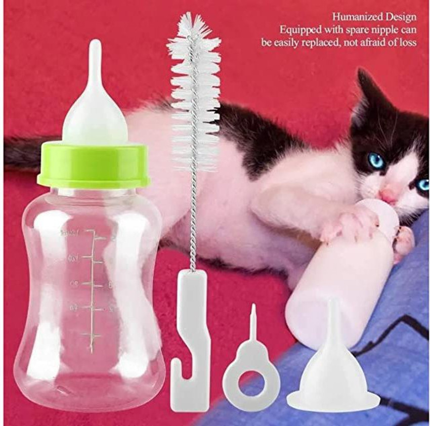 Cat baby bottle top