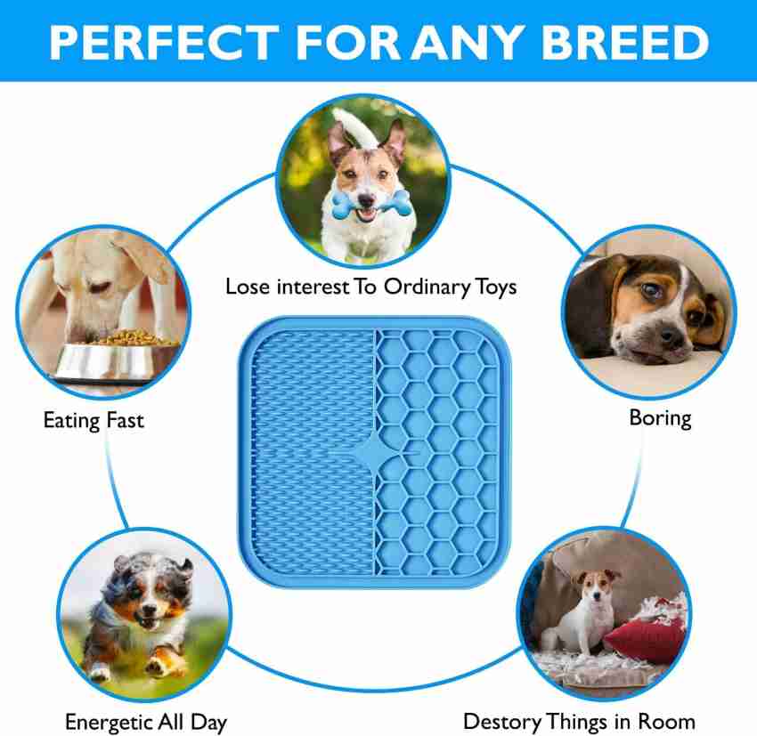 Pet Supplies Cat & Dog Lick Mat Slow Feeder Bowl Silicone Foodie Mat With  Suction Cups