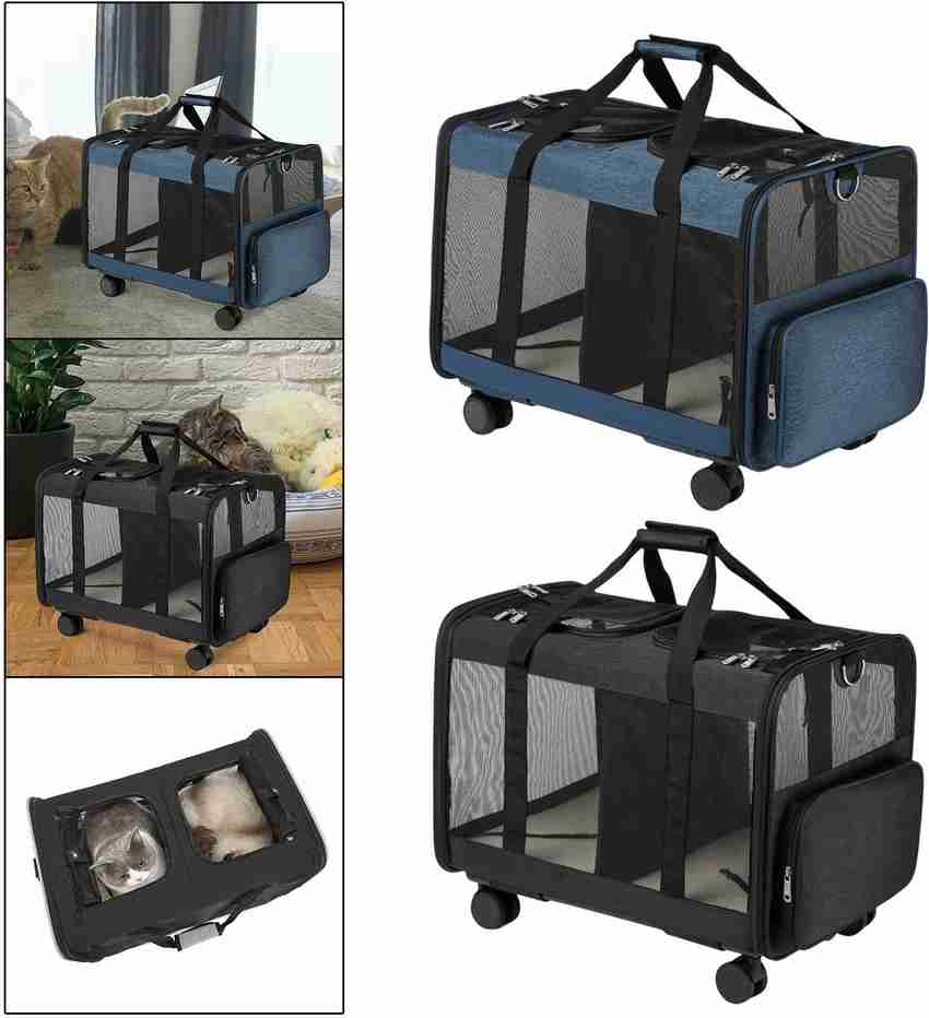 Two compartment pet carrier cheap