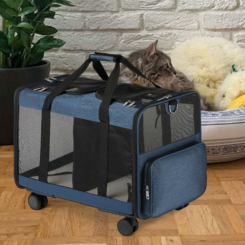 Two compartment cheap pet carrier