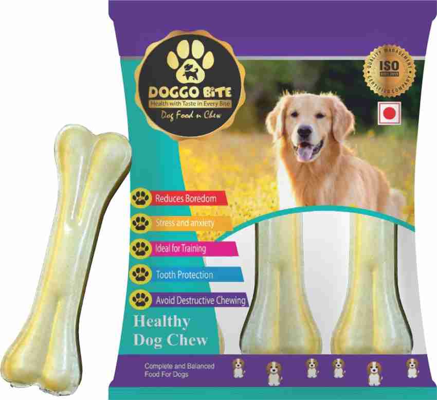 DoggoBite Natural Dog Chew Bone 5 Inch 3 Chew Bone Mutton Dog Chew