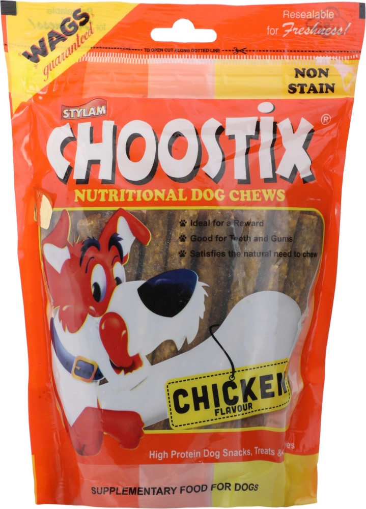 Choostix chicken shop dog treat