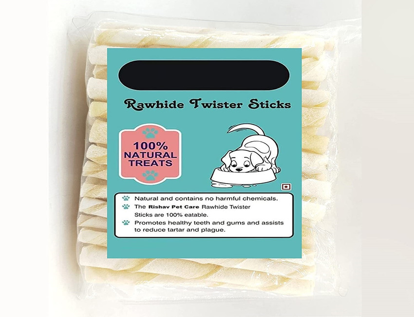 CYBEXIS Rawhide Chewing Barkstick Treat for Dogs 250 gms Beef