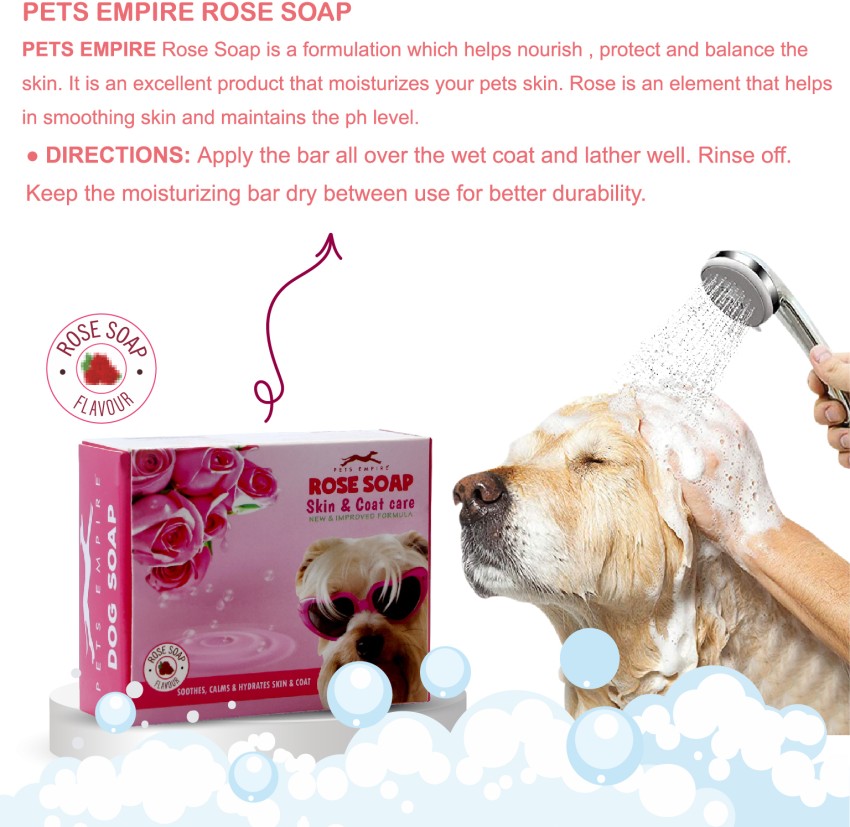 PETS EMPIRE Dog Cat Pet Powder Rose Fragrance Companion Care Net