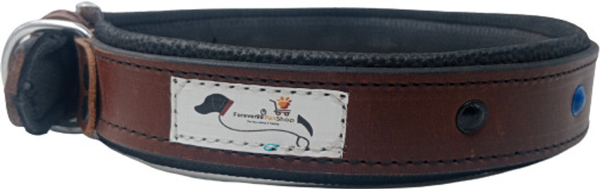 FOREVER99 Leather paddedSoft Touch for Dogs Extra Extra Large Fits