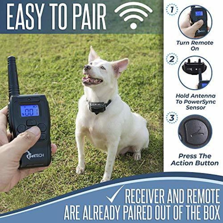 Pettech dog 2025 training collar