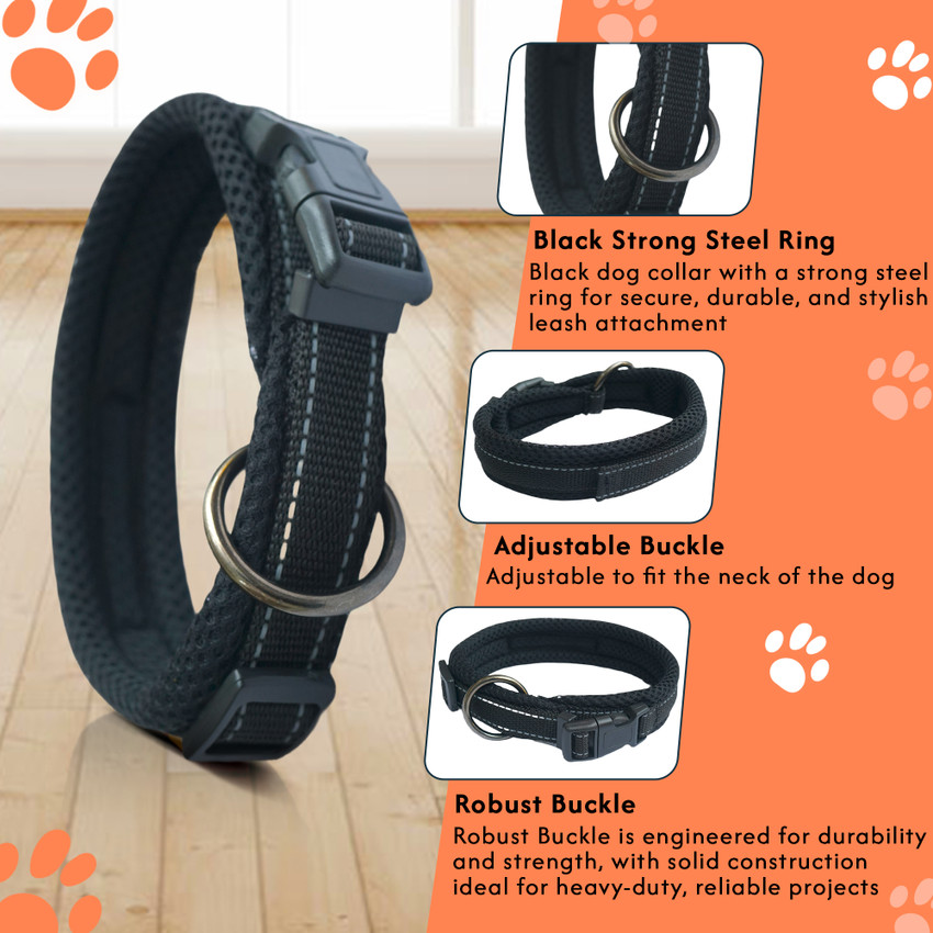 Guts And Glory Adjustable Polypropylene Dog Collar with Buckle in 