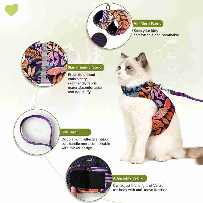 Cat on sale harness velcro