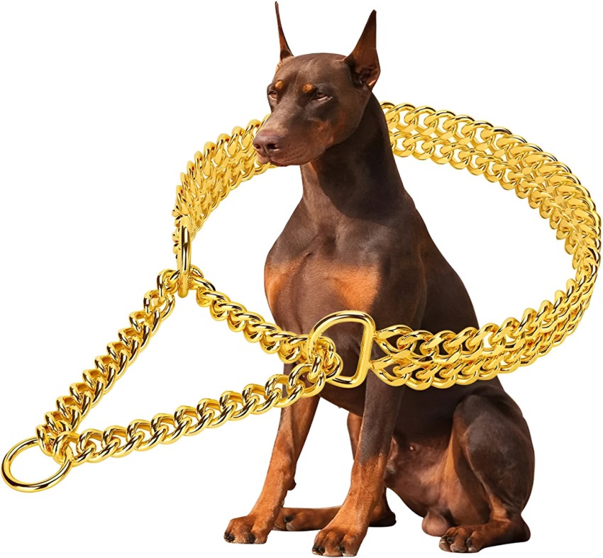 Choke chain hot sale for doberman