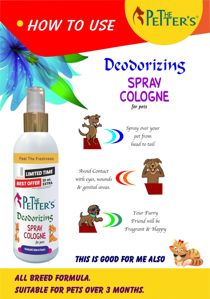 Homemade deodorizer outlet spray for dogs