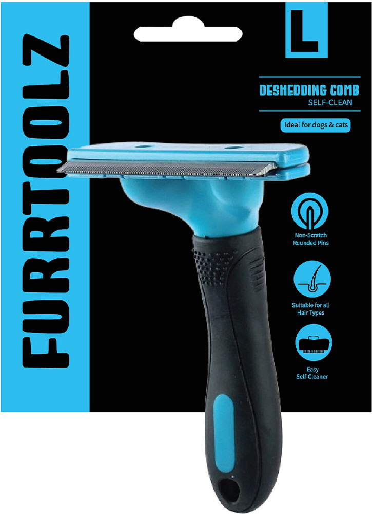 Furrtoolz Deshedding Comb Large Ultimate Tool for Reducing Shedding in Large Pets Shedding Blade for Dog Cat Price in India Buy Furrtoolz Deshedding Comb Large Ultimate Tool for
